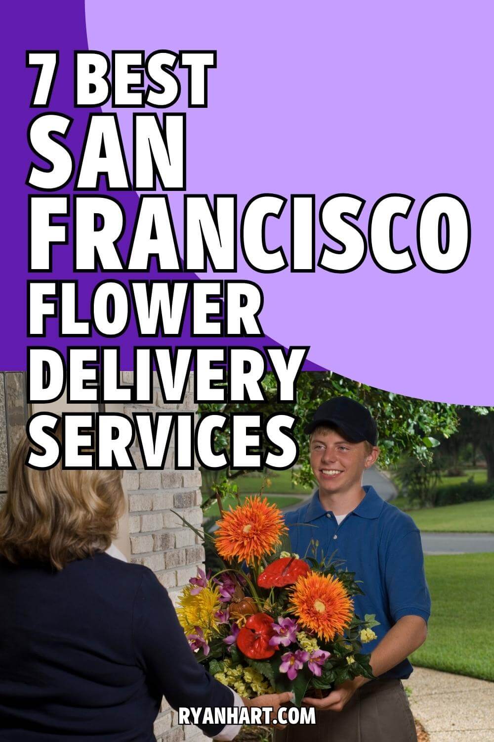 Flower delivery man