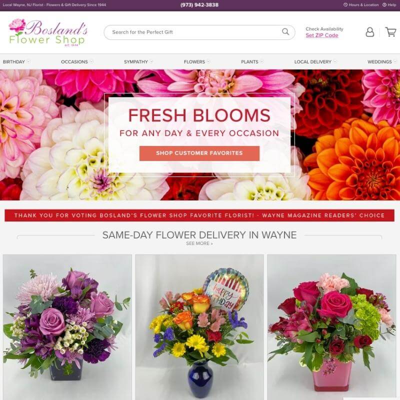 Bosland's Flower Shop