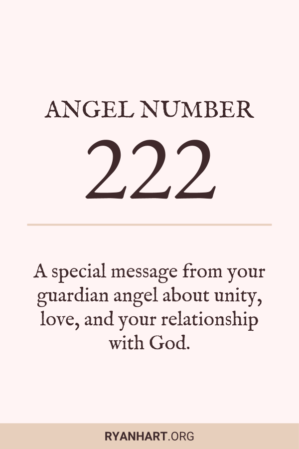 Angel Numbers: 222 - Symbol & Meaning, For Life & Love