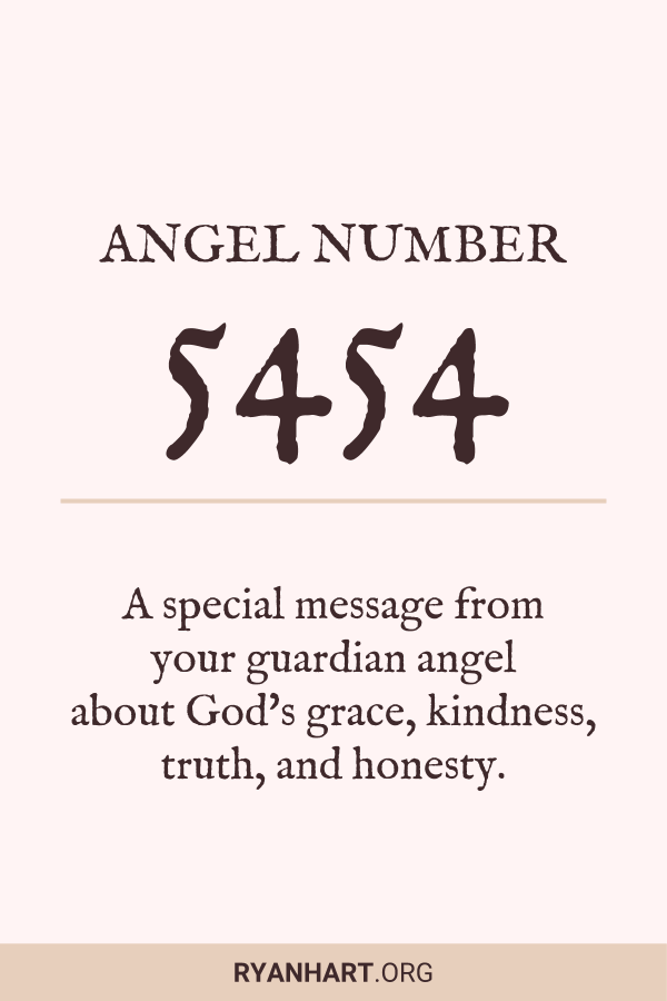 Image of Angel Number 5454