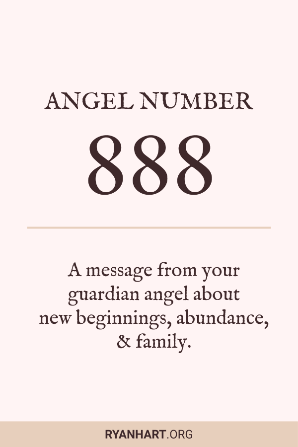 Image of Angel Number 888