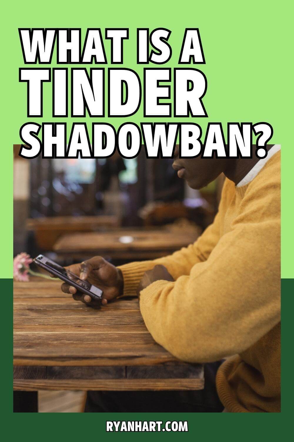 Man using Tinder