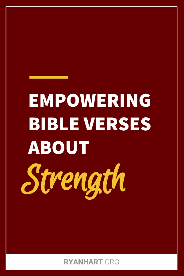 Bible Verses About Strength