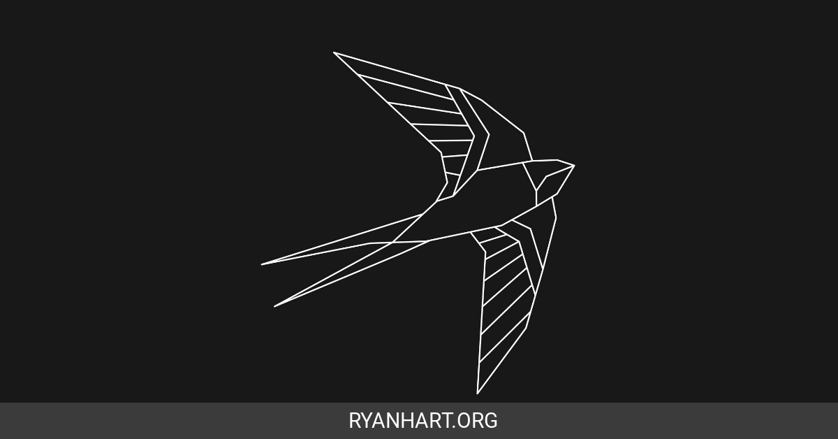 Black and White Bird illustration