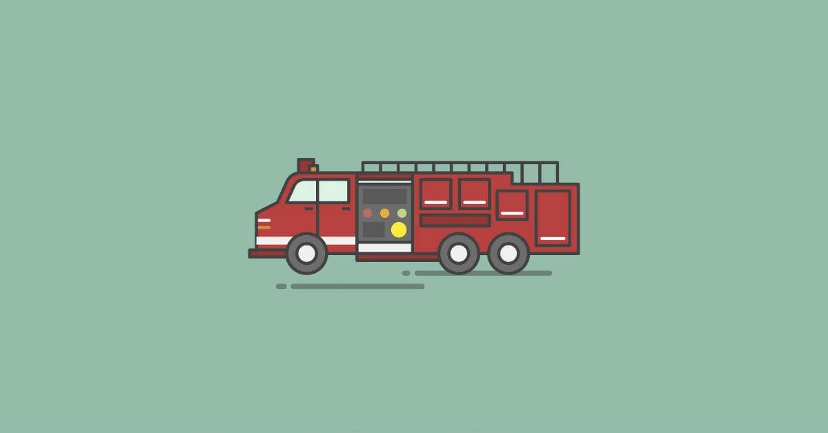 Fireman's Prayer Illustration