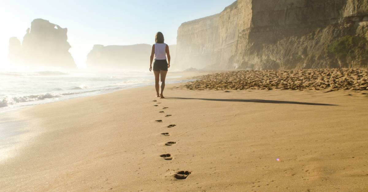 Photo of Footprints in the Sand