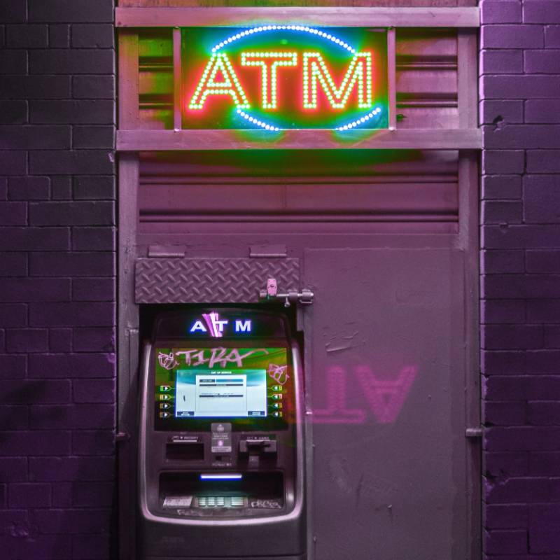 ATM at Night