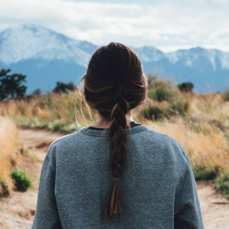 Woman on Trail