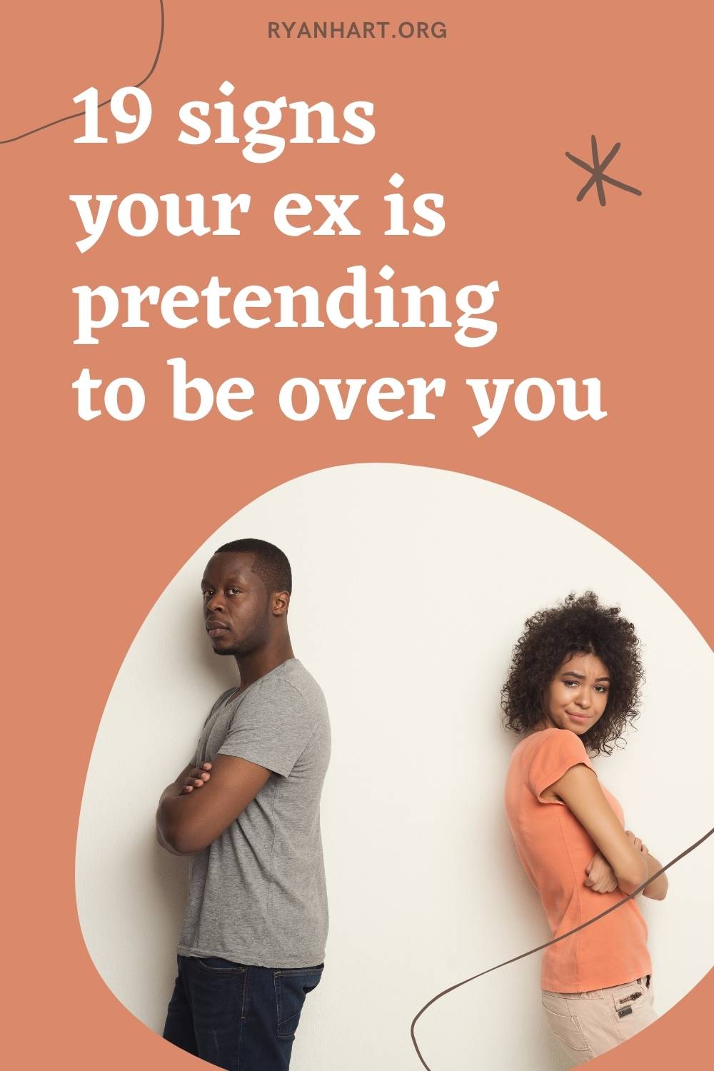 Signs ex is pretending to be over you