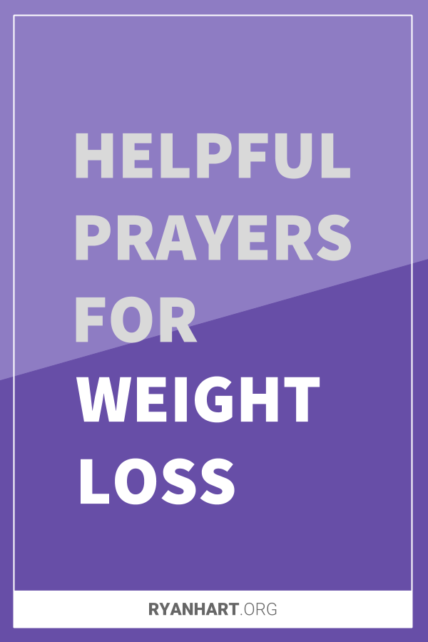 Prayers for Weight Loss