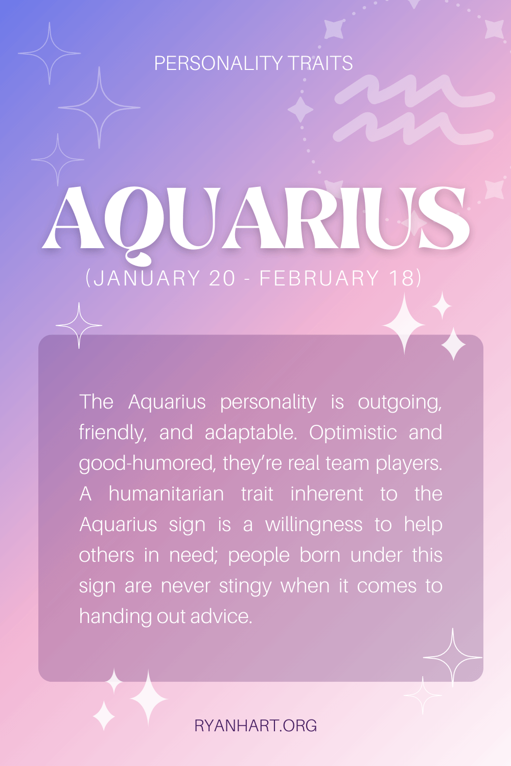 Aquarius Zodiac Sign Description