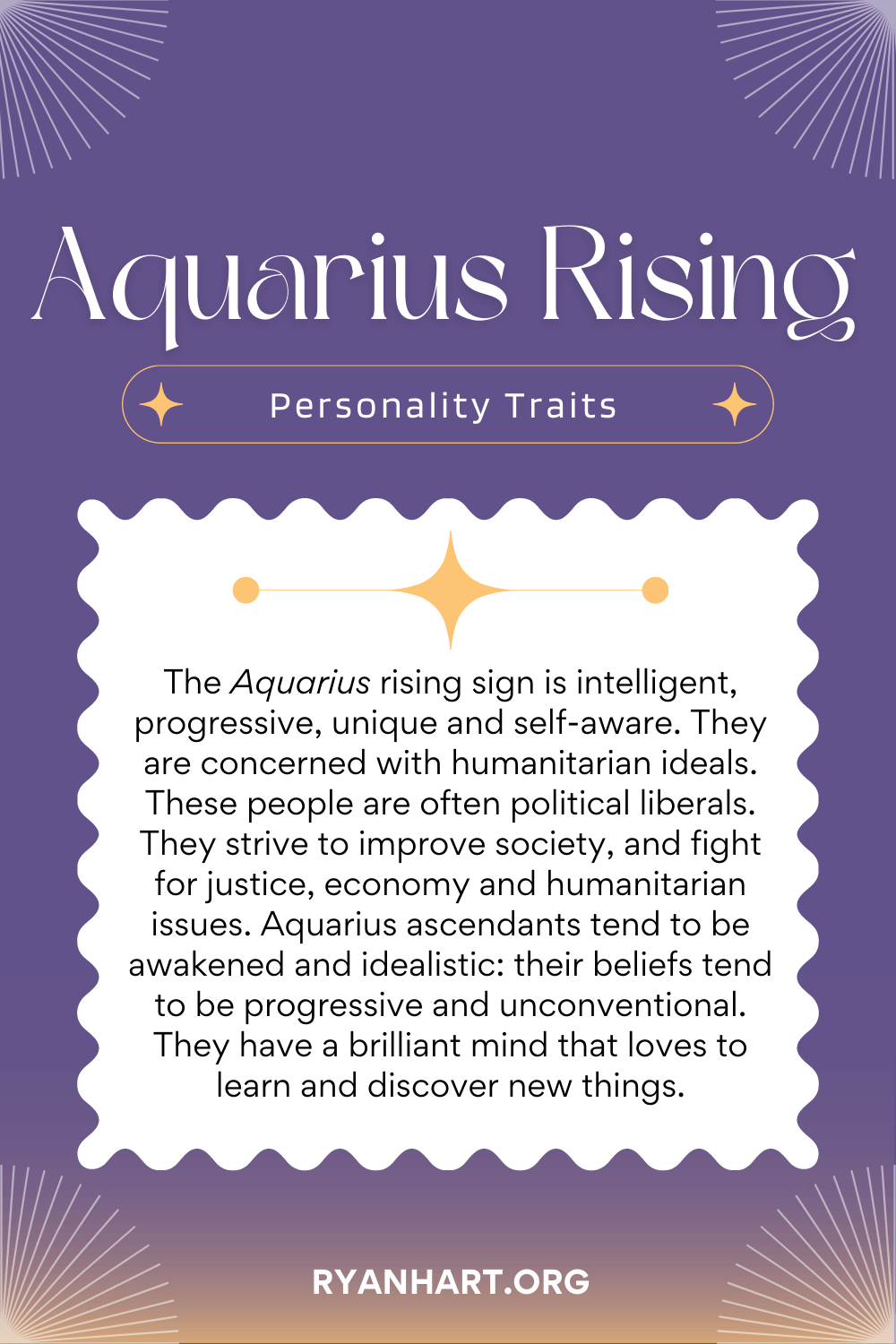 Aquarius Rising Sign and Ascendant Personality Traits Ryan Hart