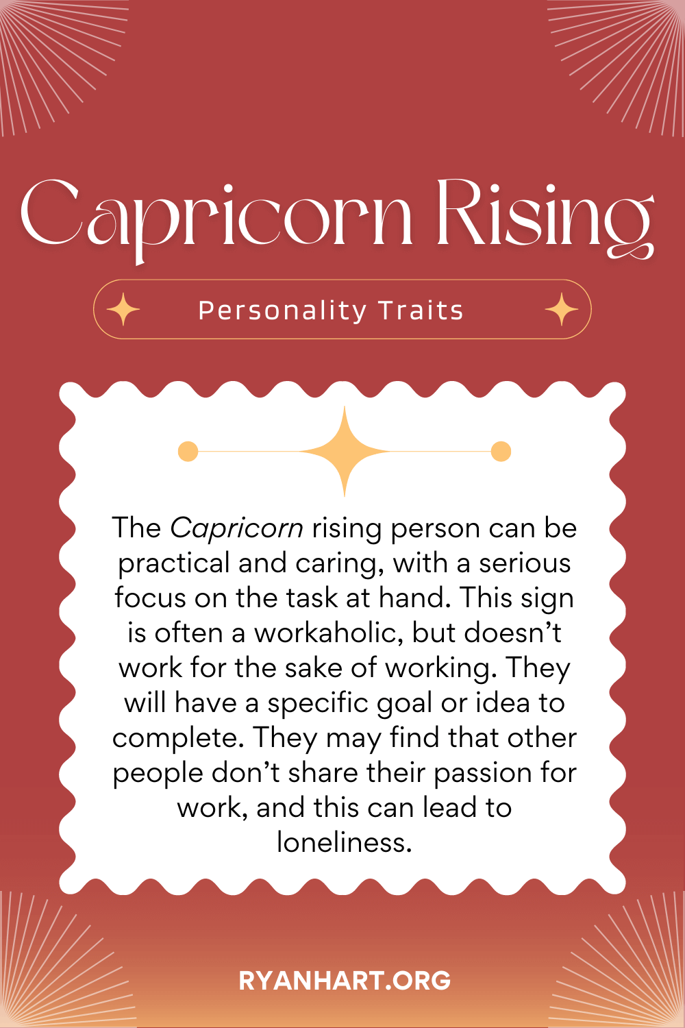 Capricorn Rising Sign Description