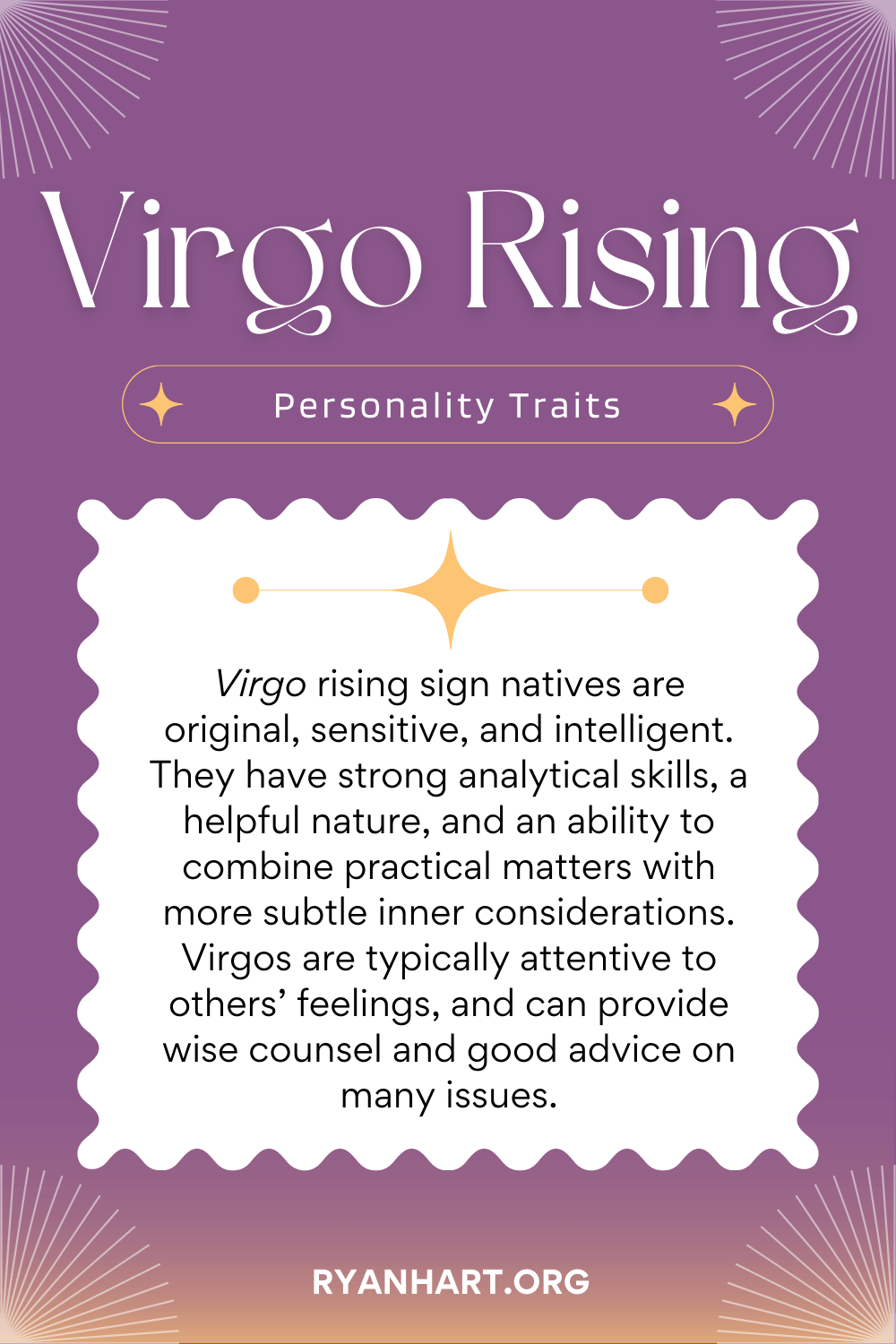 Virgo Rising Sign Description