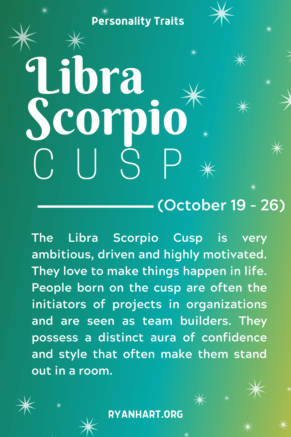 Libra Scorpio Cusp Description