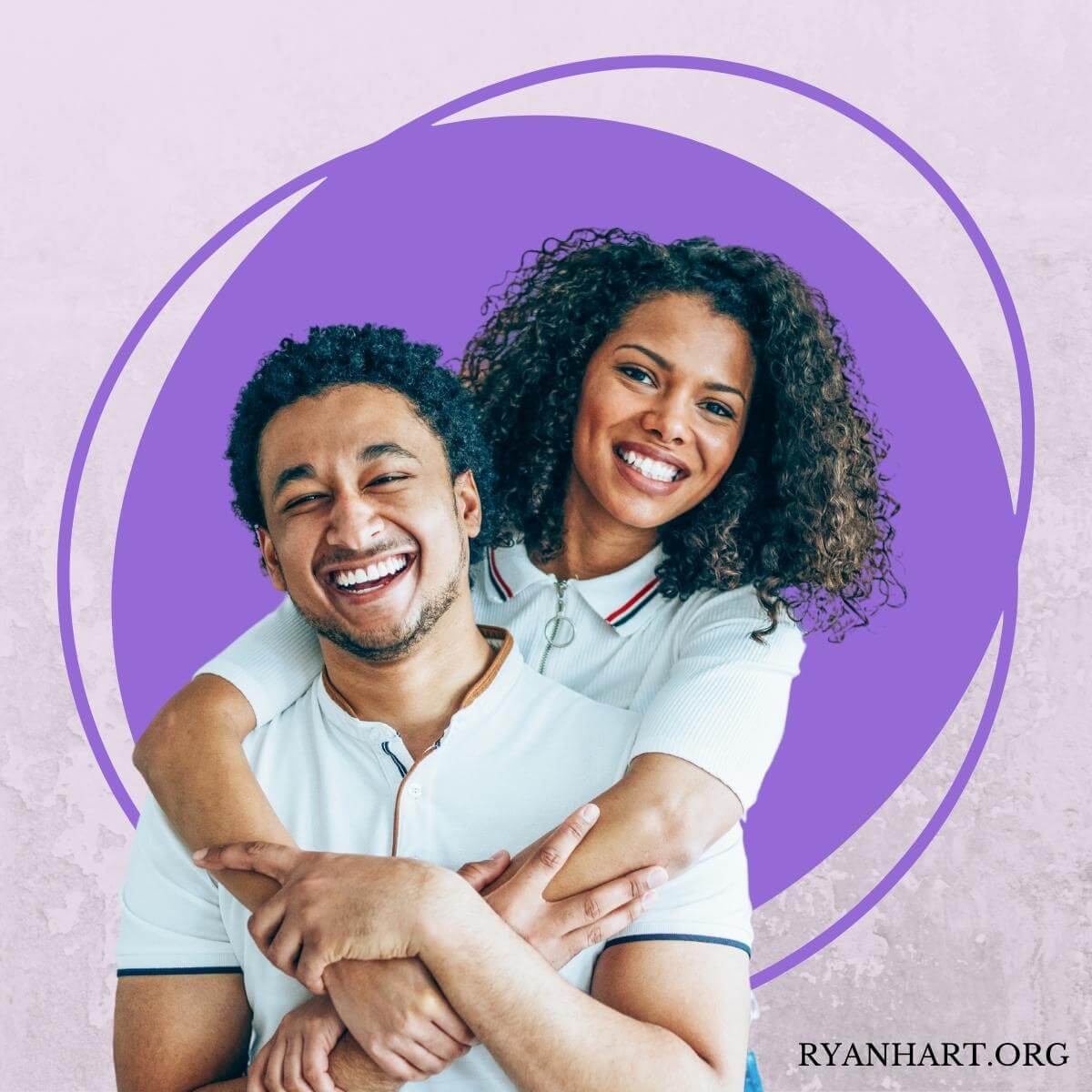 Interpersonal Communication Skills Smiling woman with arms around man