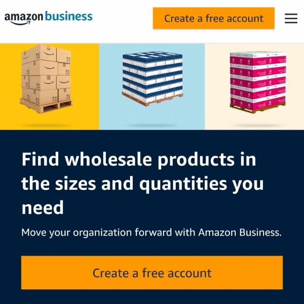 Amazon Business website