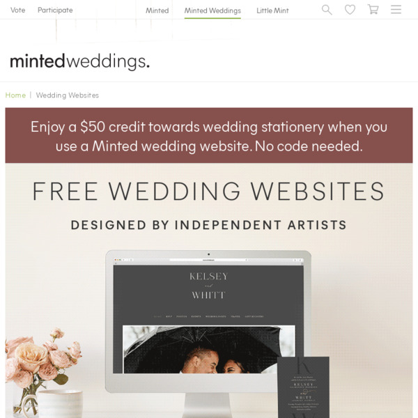 Minted website