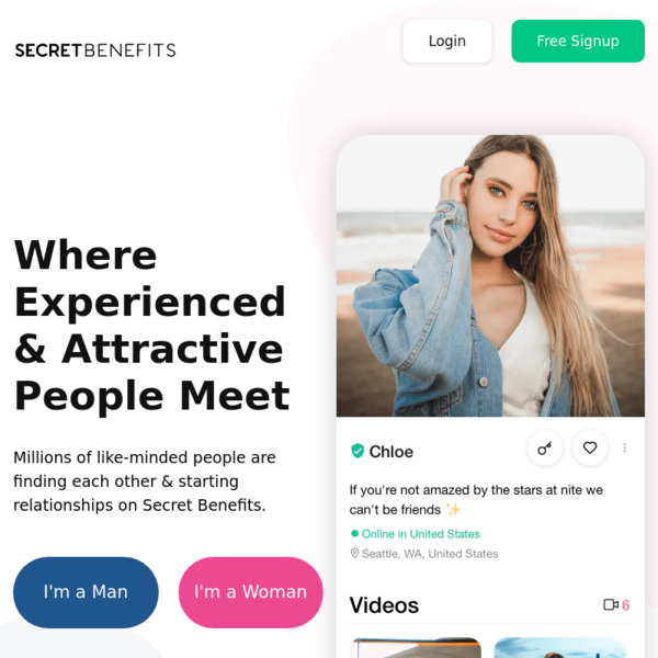 SecretBenefits website