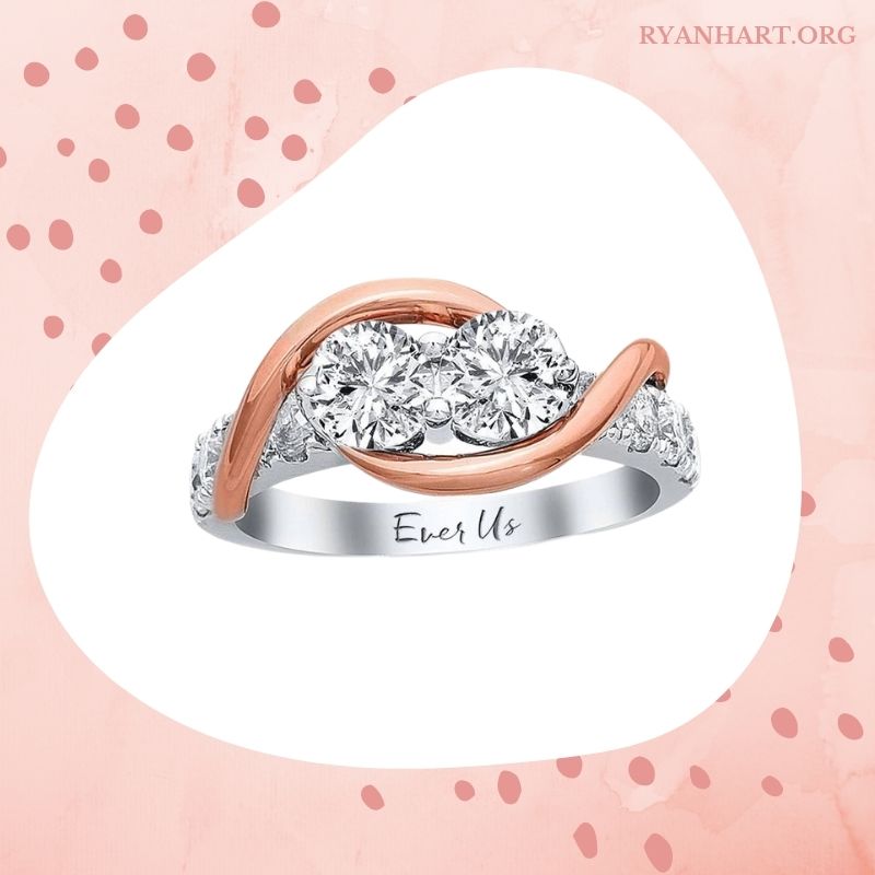 Pear Cut Diamond with Rose Gold Band