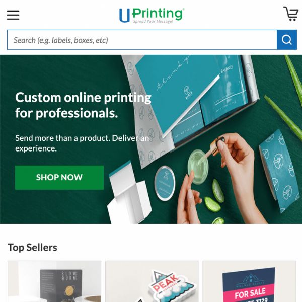 UPrinting website