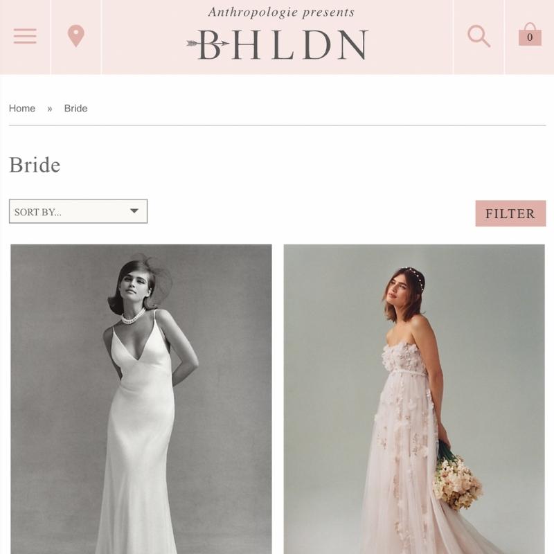 BHLDN wedding dresses