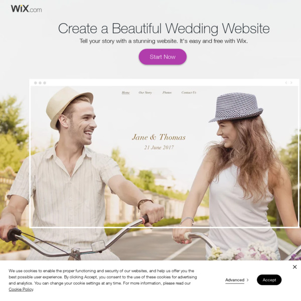 Wix website