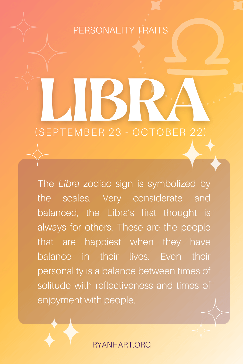 Libra Zodiac Sign Description