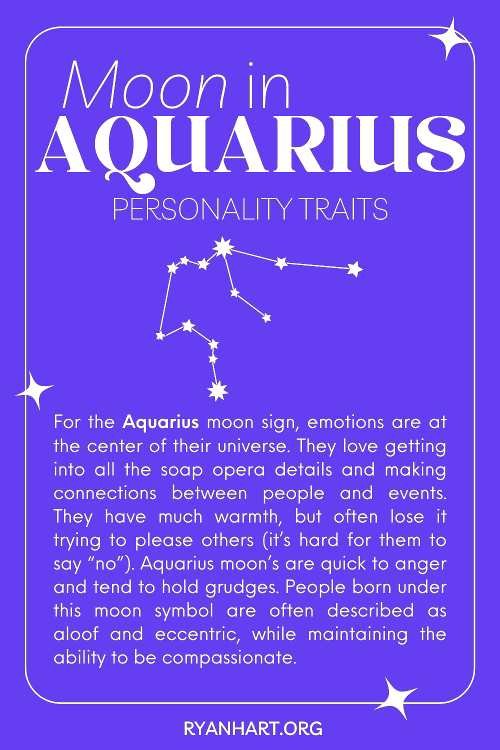 Aquarius Moon Sign Personality Traits | Ryan Hart