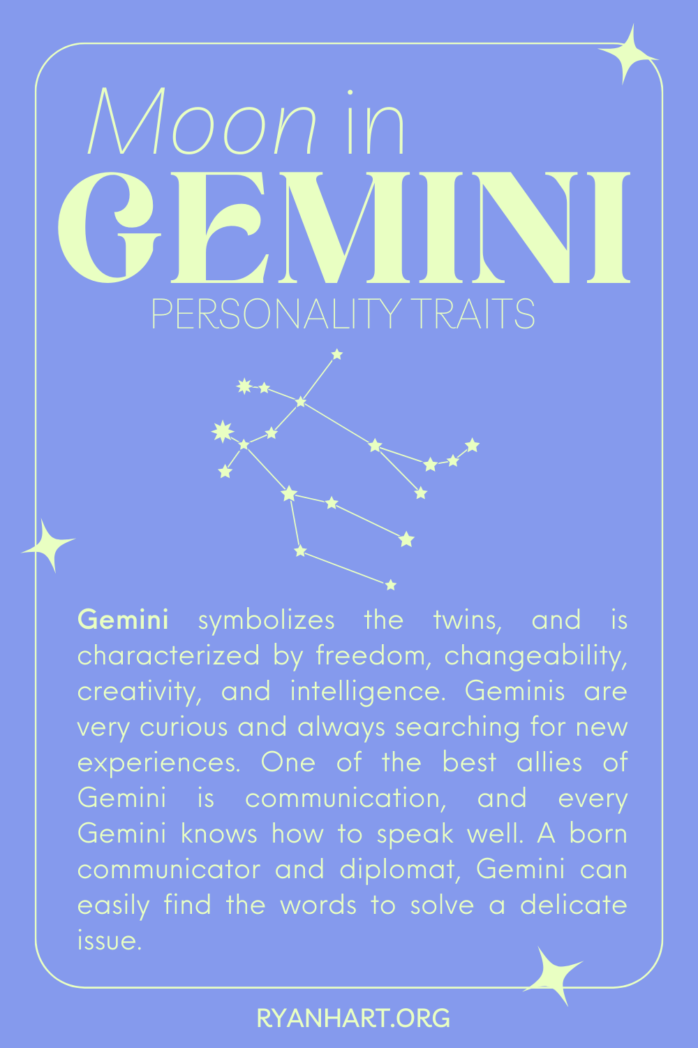 Moon in Gemini Zodiac Sign Description