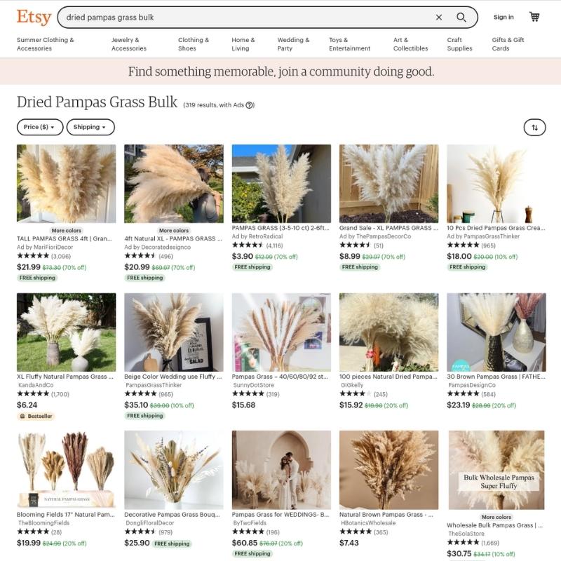 Etsy website