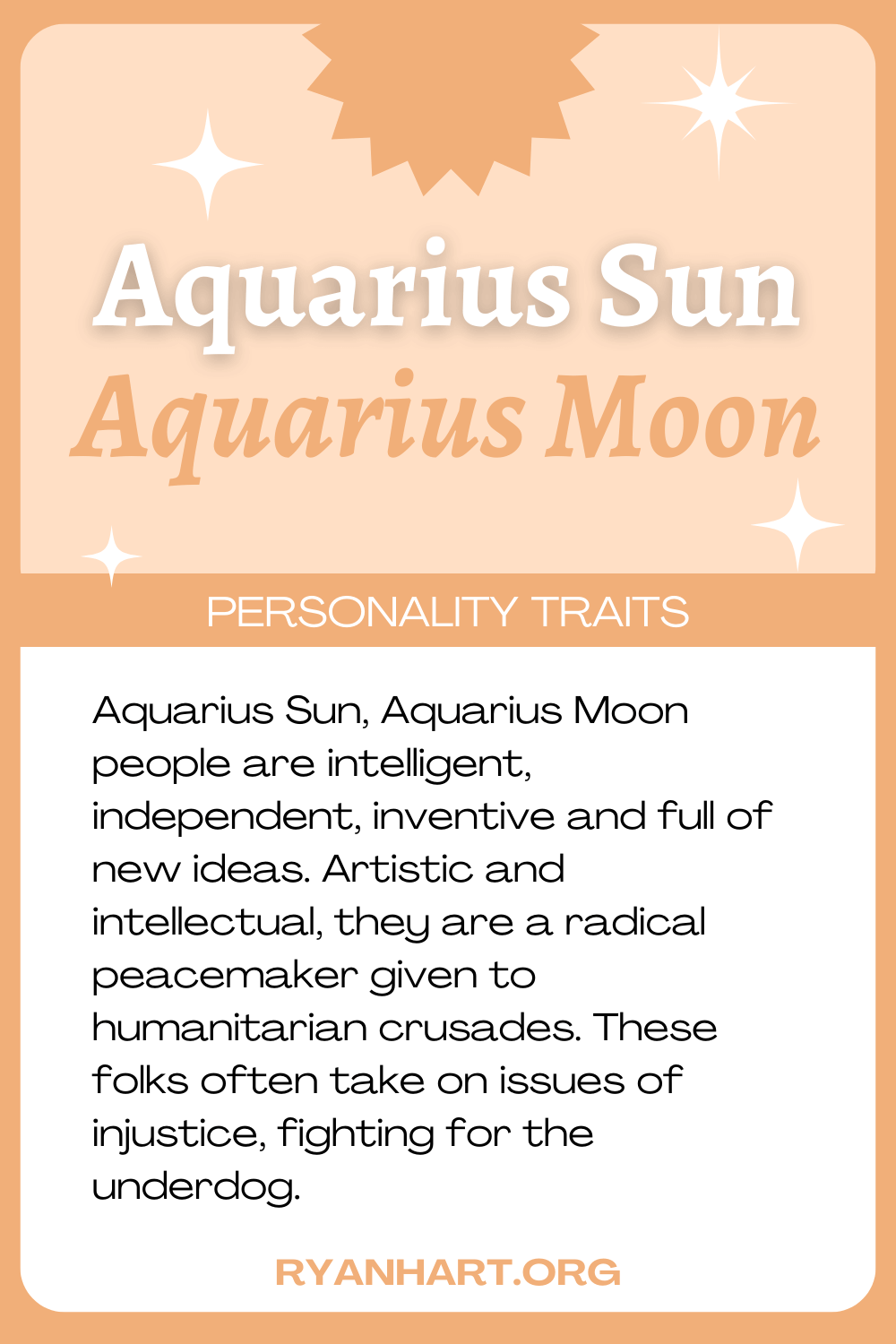 Aquarius Sun Aquarius Moon Personality Traits Ryan Hart