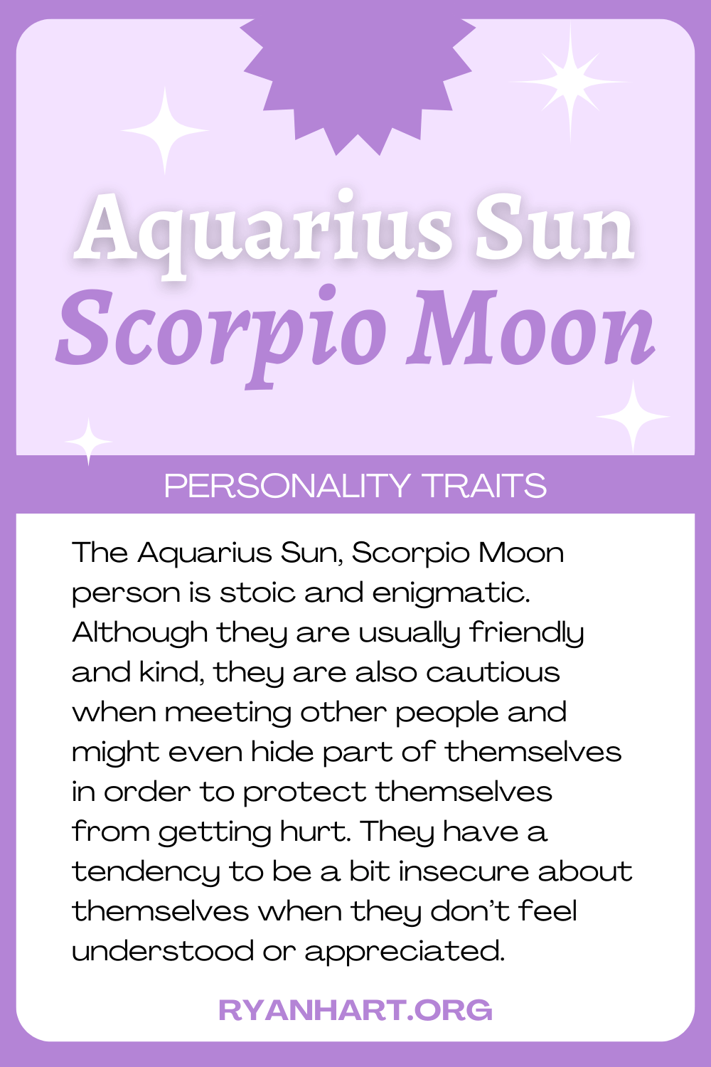 Aquarius Sun Scorpio Moon Description