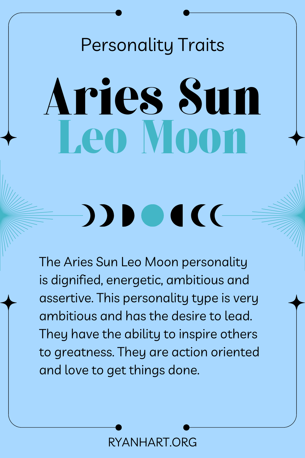 Aries Sun Leo Moon Description