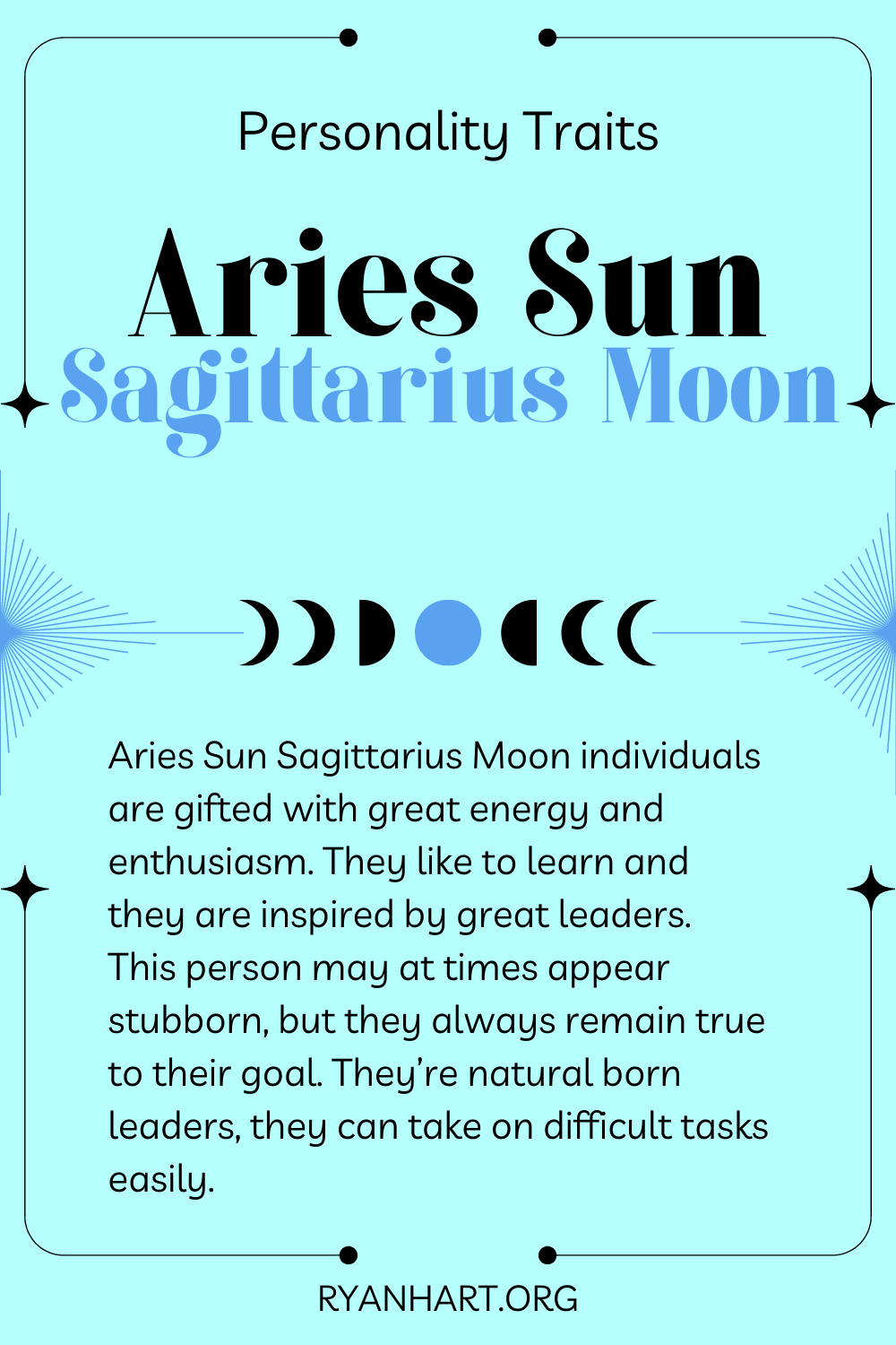 Aries Sun Sagittarius Moon Description