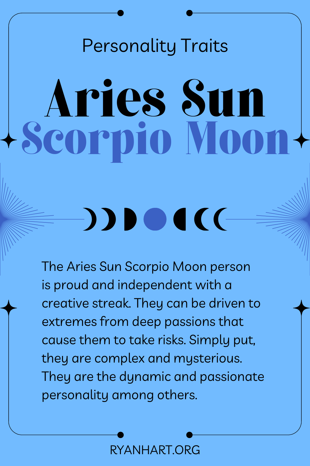 Aries Sun Scorpio Moon Description