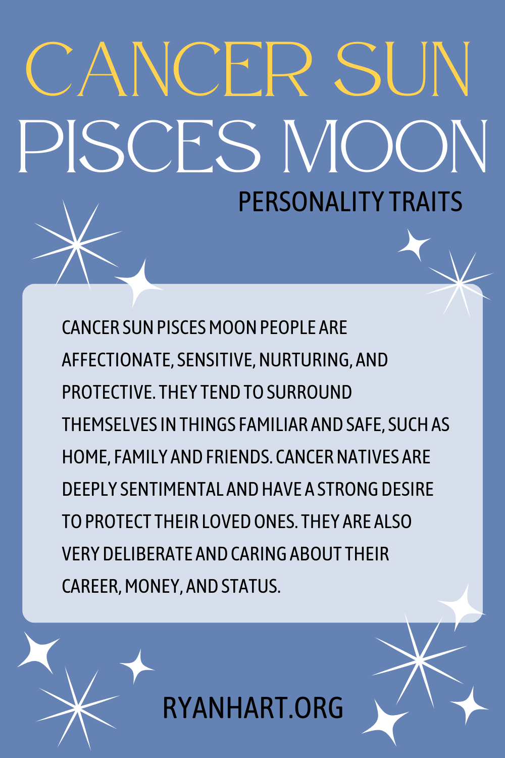 Cancer Sun Pisces Moon Description