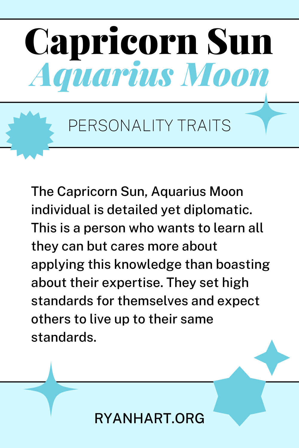 Capricorn Sun Aquarius Moon Description
