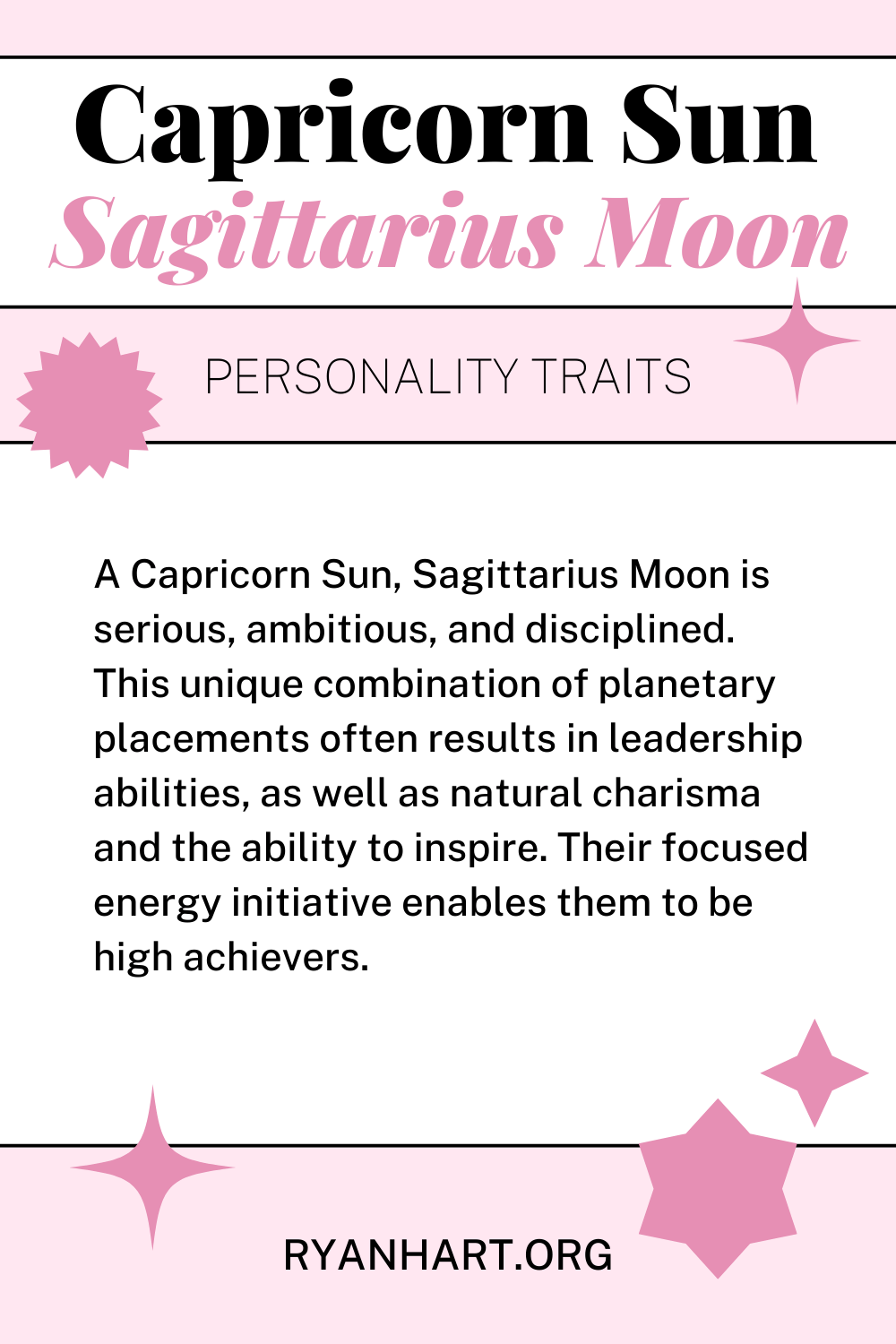 Capricorn Sun Sagittarius Moon Description