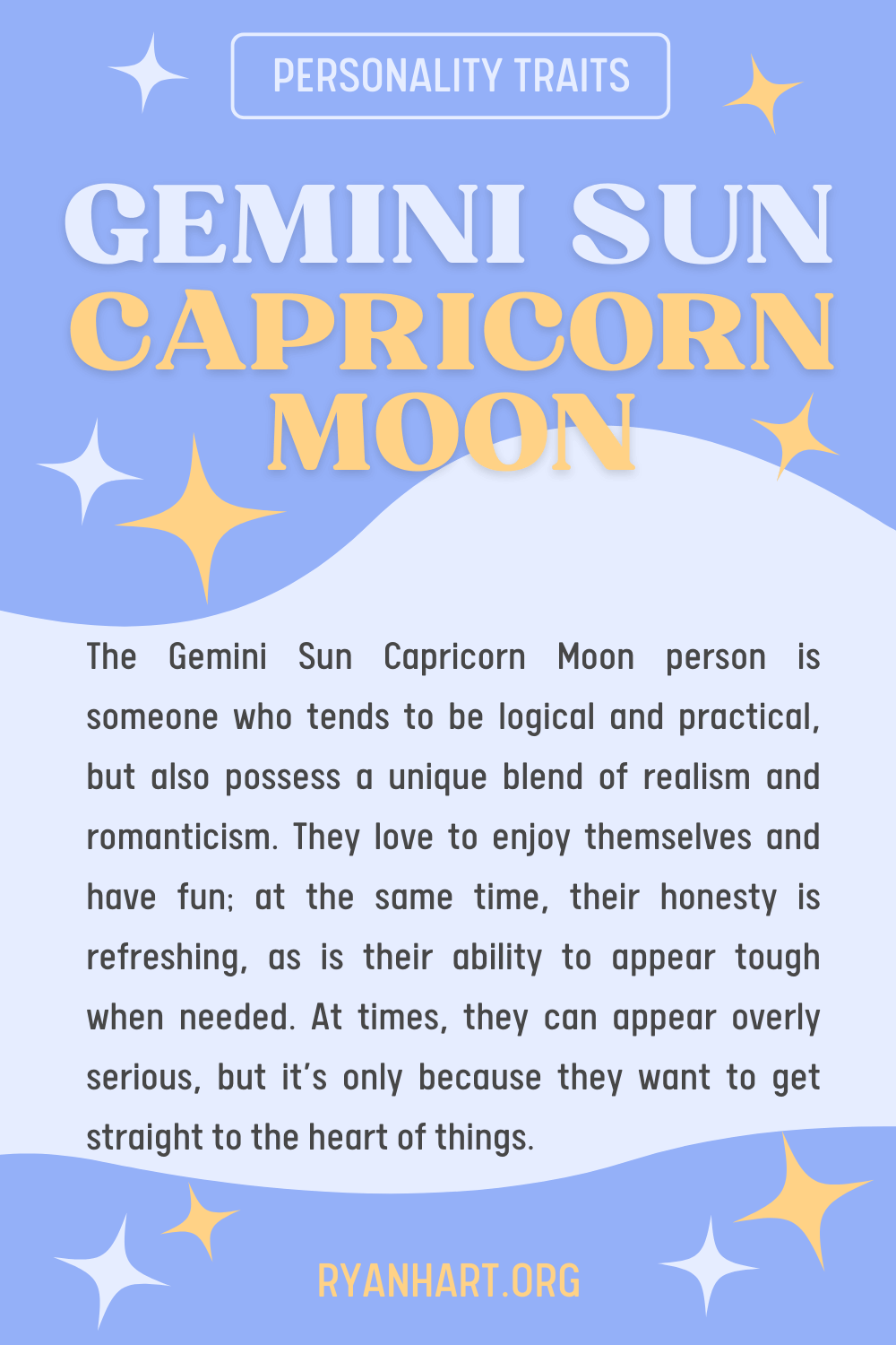 Gemini Sun Capricorn Moon Description
