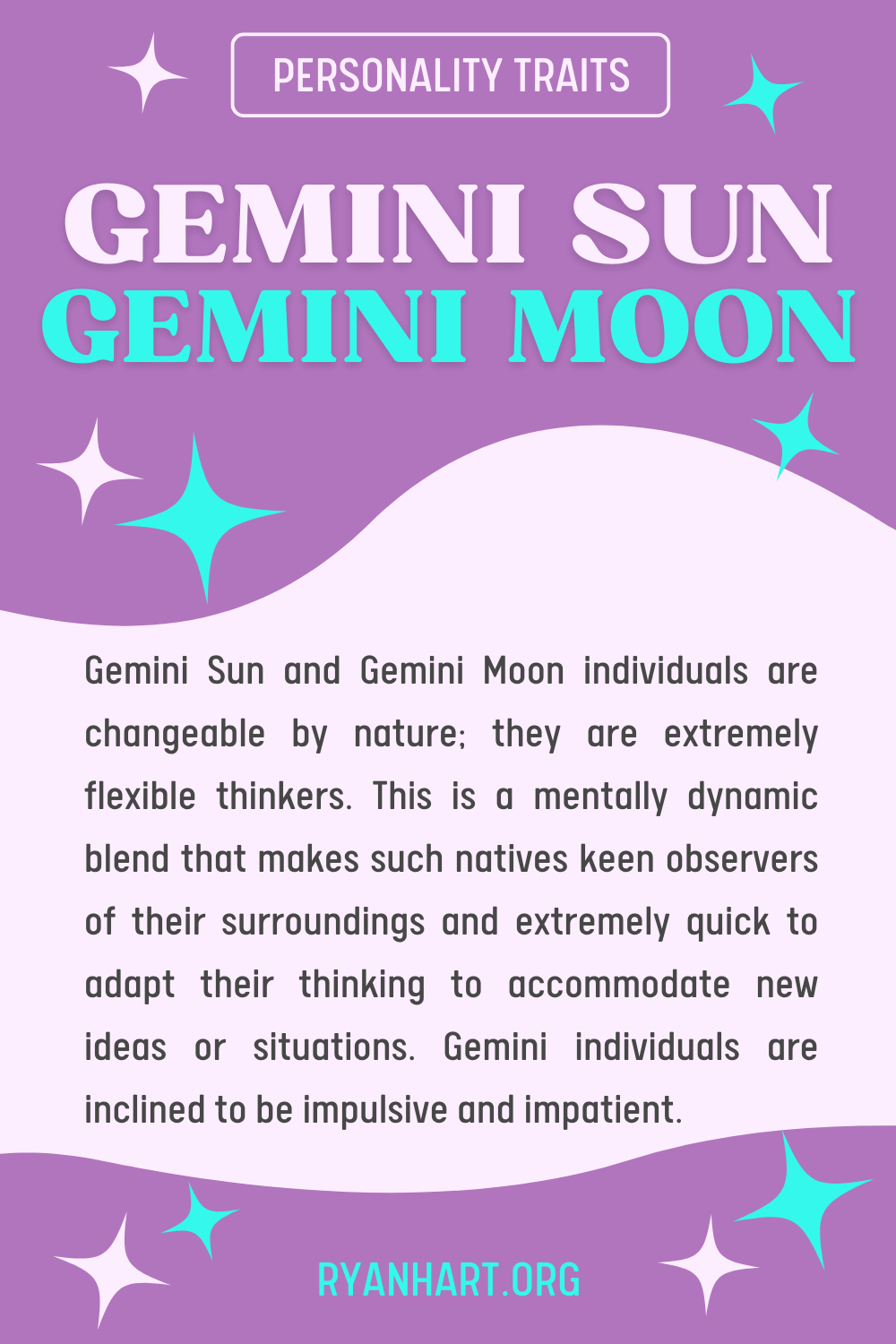 Gemini Sun Gemini Moon Description