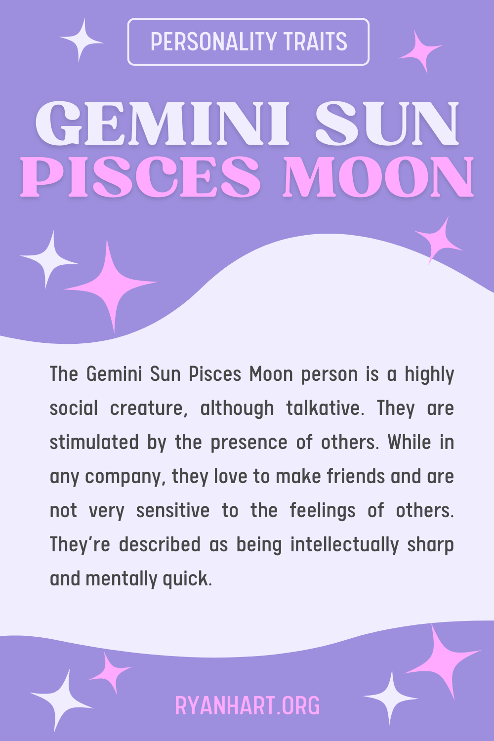 Gemini Sun Pisces Moon Personality Traits Ryan Hart