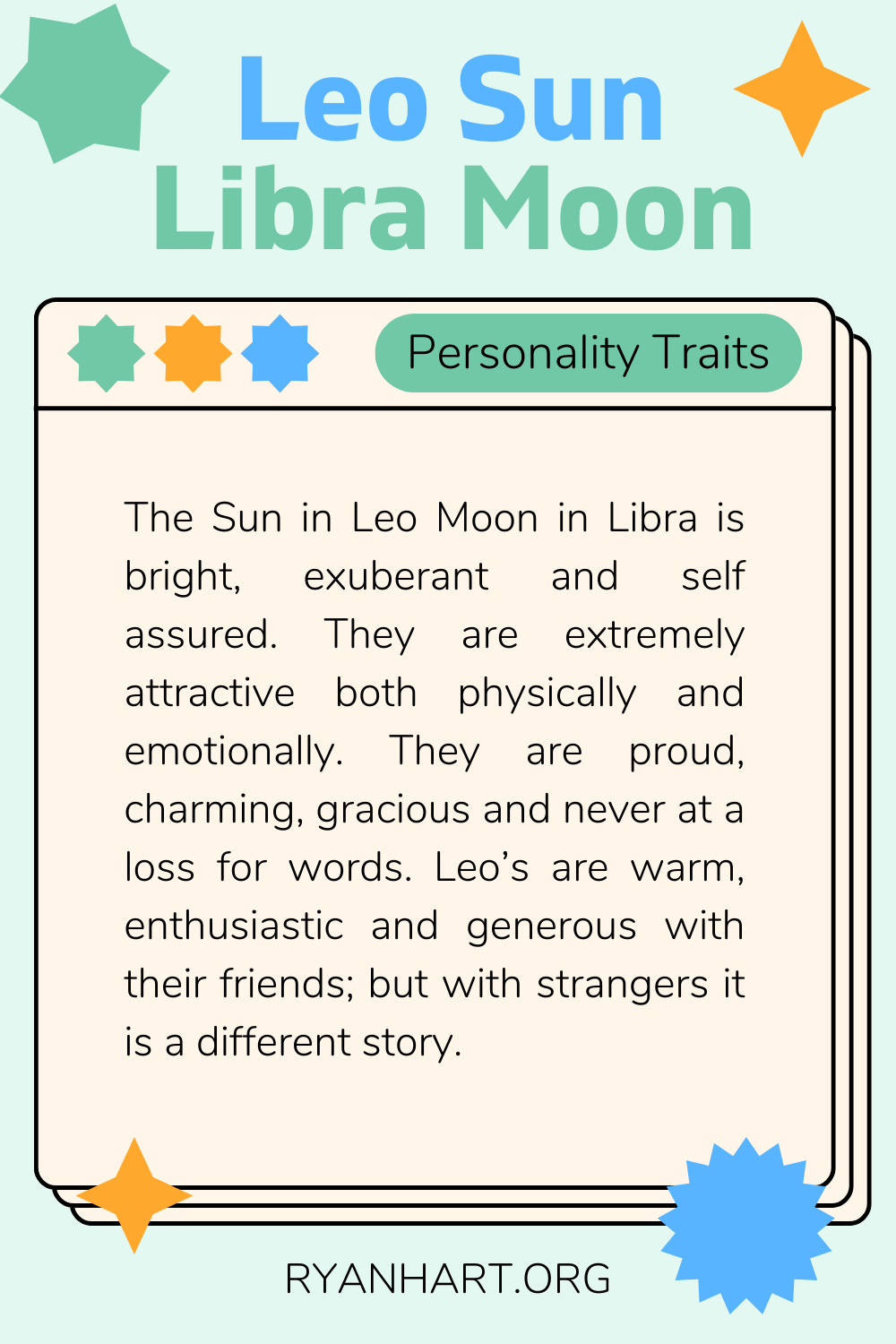 Leo Sun Libra Moon Description