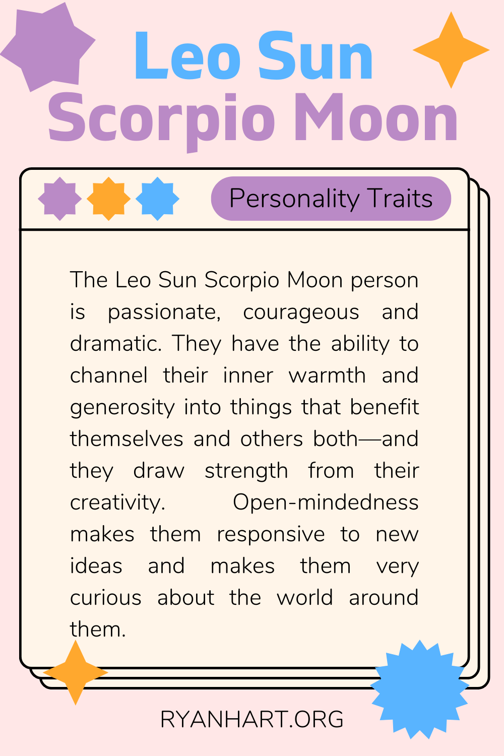Leo Sun Scorpio Moon Description