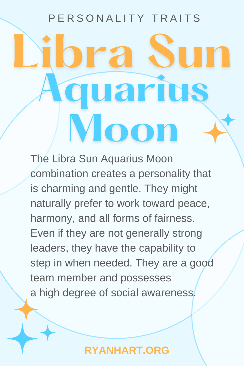 Libra Sun Aquarius Moon Description