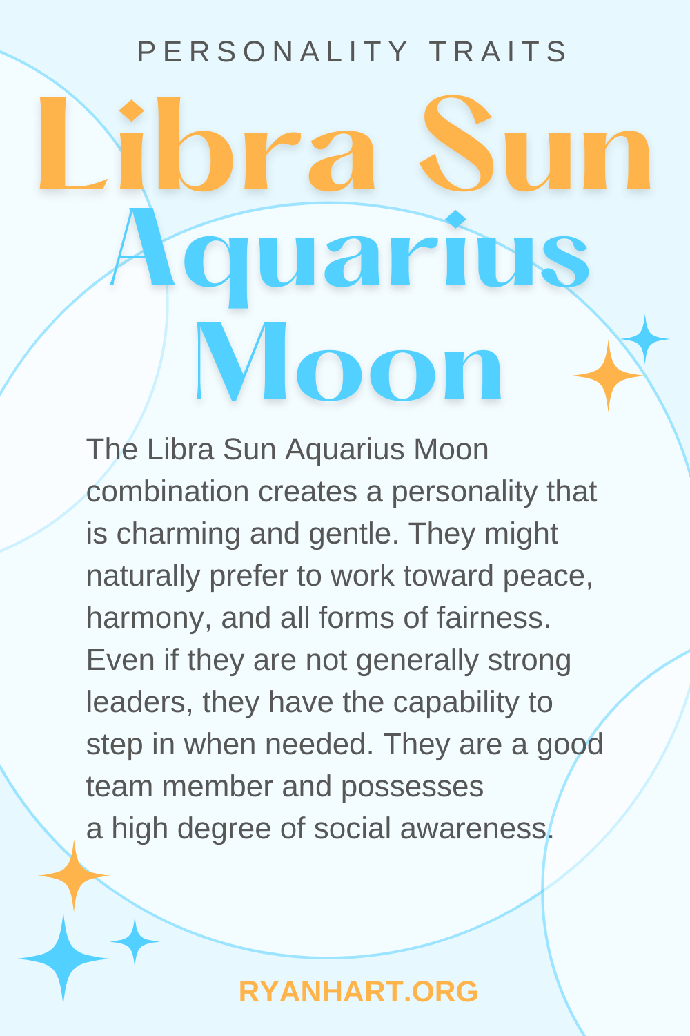 Libra Sun Aquarius Moon Personality Traits | Ryan Hart