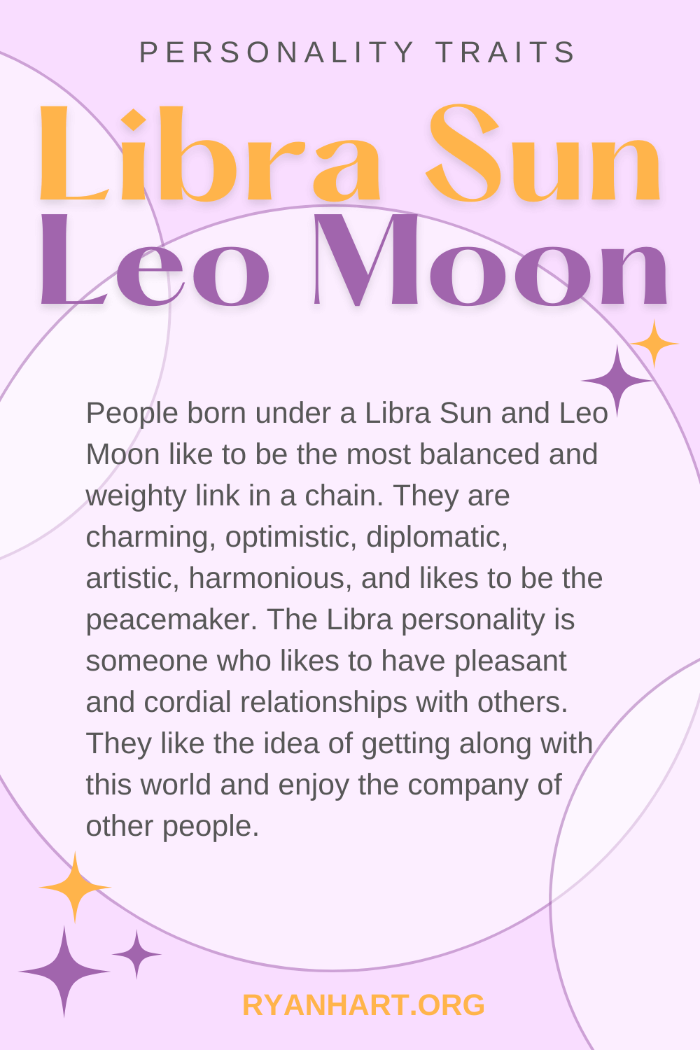 Libra Sun Leo Moon Personality Traits Ryan Hart
