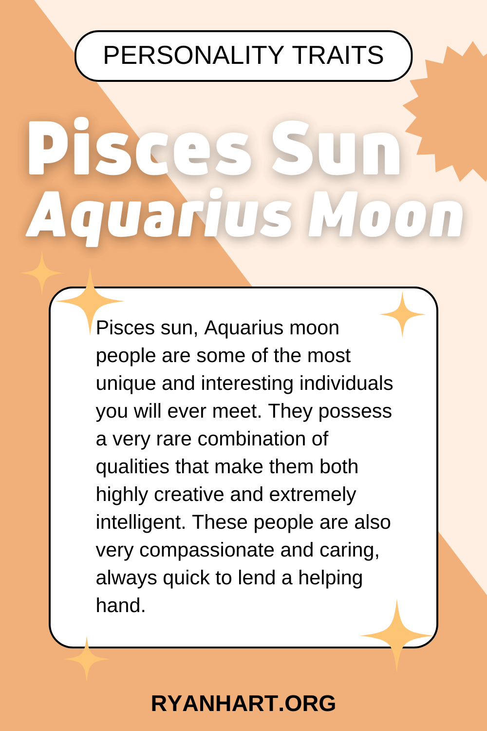 Pisces Sun Aquarius Moon Description