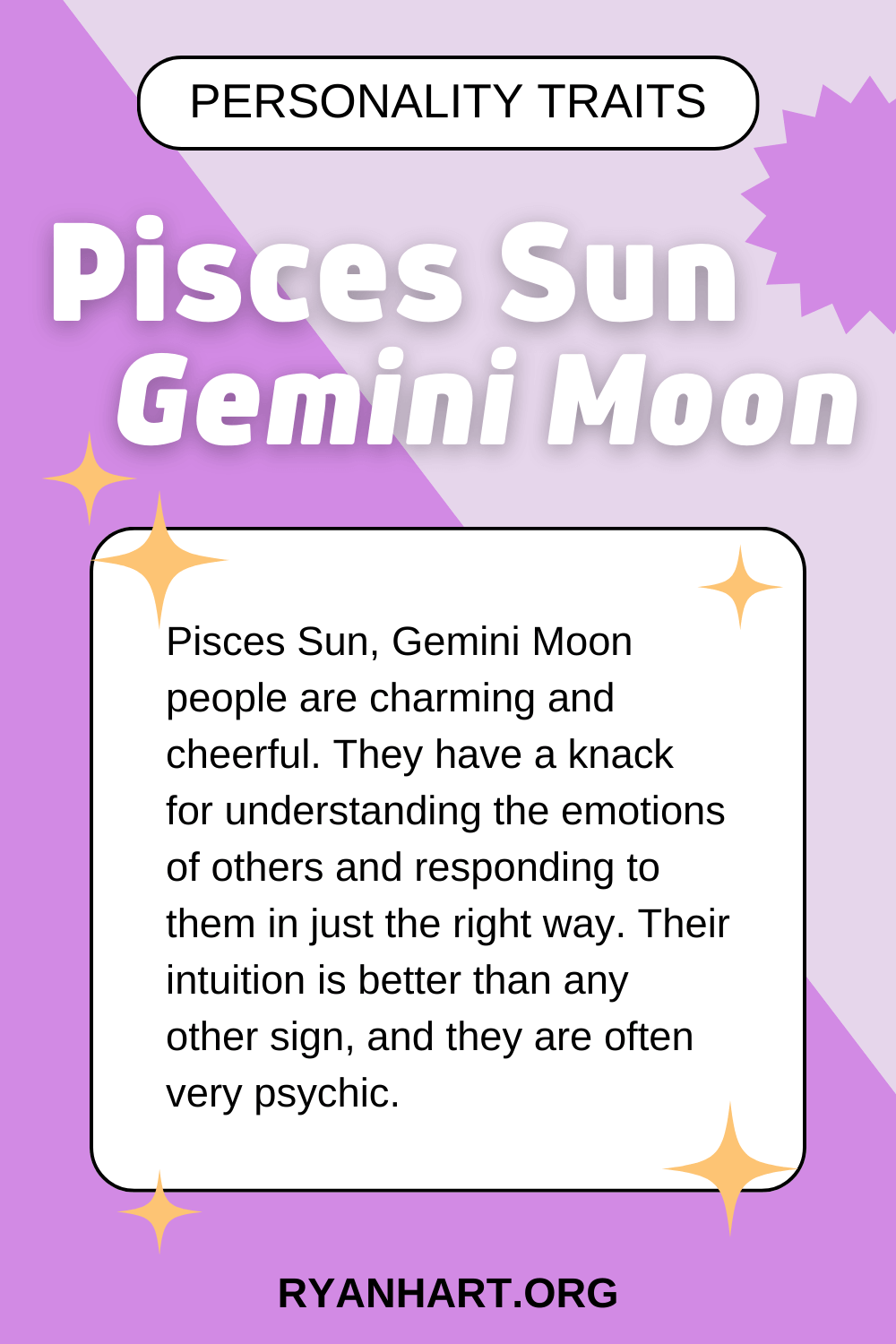 Pisces Sun Gemini Moon Personality Traits Ryan Hart