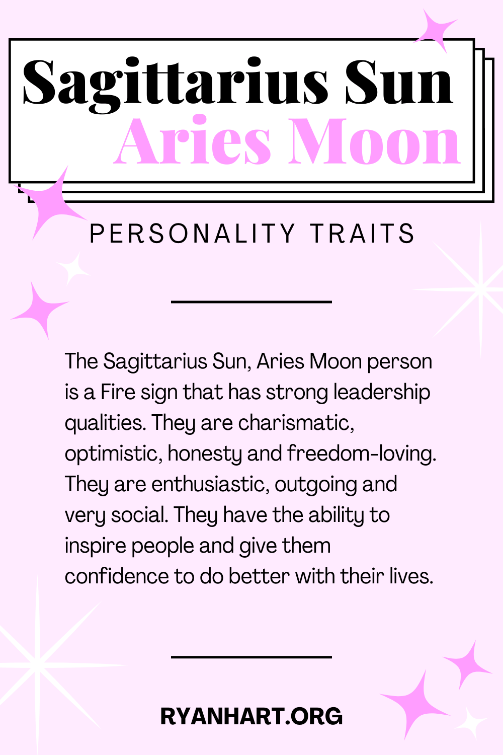 Sagittarius Sun Aries Moon Description